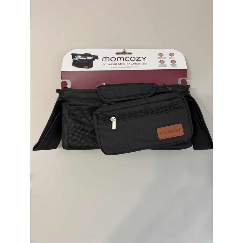 Momcozy Universal Stroller Organizer Unisex OS Black Travel Bag NWT